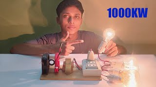 How to Make 220V 1000KW Free Electricity Generator [upl. by Silas]