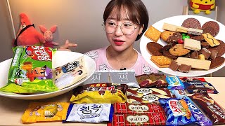 집에 있는 과자들로 과자탕 먹방 Dessert Mukbang [upl. by Aplihs]