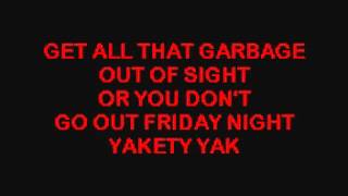 SC7201 06 Coasters The Yakety Yak karaoke [upl. by Ettevad]