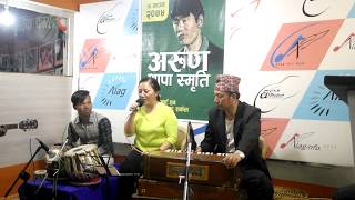 Abha Mukarung  Jindagi K Chha Ra Aakhir  Live Arun Thapa Cover [upl. by Leizahaj]