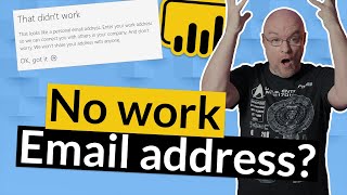 Lets fix signing up for Power BI without a work email [upl. by Renee]