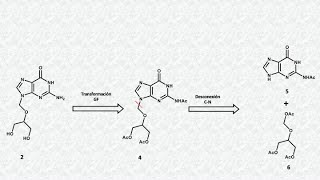 GanciclovirValganciclovor antivirales vs CMV análisis retrosintético [upl. by Schreibe]