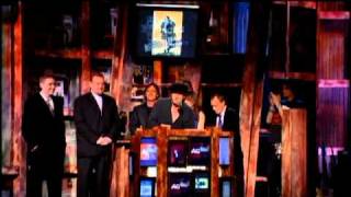 AC DC accepts award Rock and Roll Hall of Fame inductions 2003 [upl. by Lauber]