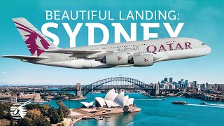 Beautiful landing in Sydney Australia 4K [upl. by Ened]