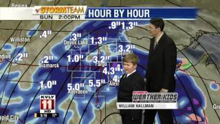 KVLY Scheels Weather Kid Steals The Show [upl. by Husain]