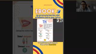 La pronunciación de la TH en inglés 🗣️ Ebook El Alfabeto Letra por Letra 📕ebook englishteacher [upl. by Ethbun]