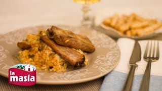 Receta Arroz con Costillas [upl. by Aivatco170]