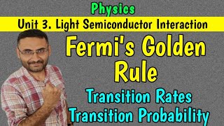 QT 105 Tamil Constant perturbation Fermi Golden rule transition probability [upl. by Yslek]