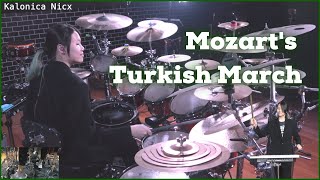 Mozart  Turkish March Rondo Alla Turca on Drums amp Octapad by Kalonica Nicx [upl. by Aihsyn902]