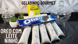 Faça e Venda Geladinho Gourmet de Leite Ninho com OREO Faça uma Renda Extra Vendendo Geladinhos [upl. by Kerred]