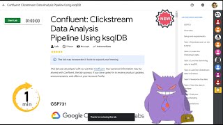 Confluent Clickstream Data Analysis Pipeline Using ksqlDB  2024  GSP731 qwiklabs [upl. by Notnyw]