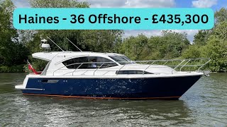 Boat Tour  Haines  36 Offshore  £435300 Prices as seen [upl. by Eenert]