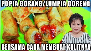 CARA MEMBUAT POPIA BERSAMA KULIT POPIA ALA ENNY TANGERANG [upl. by Breeze]