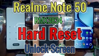 realme Note 50 RMX3834  Hard Reset Unlock Screen [upl. by Yenalem]