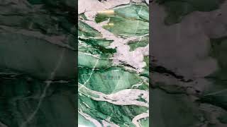 Cristallo Botanic Quartzite Green Marble Slab [upl. by Llerrahs]