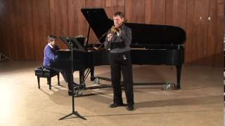 Gottfried Finger Sonata for alto trombone and piano [upl. by Dnomaj]