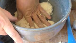 Mixing the Dough By Hand [upl. by Nosyarg]