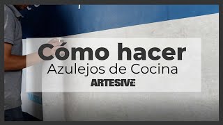 Cómo renovar los azulejos de la cocina con Vinilo Adhesivo [upl. by Ekard505]