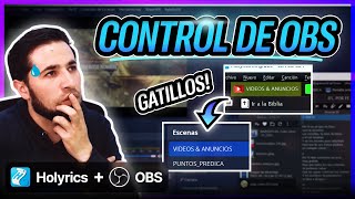 Como CONTROLAR OBS desde HOLYRICS  EXPERTOS en Multimedia ✝️ [upl. by Oria198]