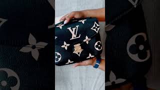 Unboxing Pochette Metis Bicolour Monogram Empreinte leather black louisvuitton livingmybestlife [upl. by Ethban608]