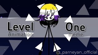 Level One  stick figure animation meme OC [upl. by Ruhtra]