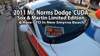 EP1094 2011 Mr Norms Dodge Cuda \Sox amp Martin Limited Edition and 1970 Rare GTO iNew Smyrna Beach [upl. by Aaron]