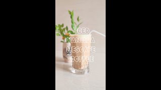 Iced Vanilla Nescafe Coffee [upl. by Sandler237]