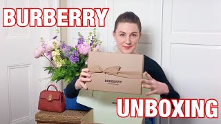 BURBERRY Unpacking Tips How To Buy Luxury Bags Cheaper [upl. by Eijneb]