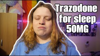 Taking Trazodone for Sleep Trazodone 50mg [upl. by Sheets]