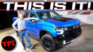 It’s Finally Here I Go HandsOn With The FirstEver Chevy Silverado ZR2 [upl. by Valora699]