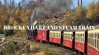 Wernigerode to Brocken Harz via Steam Train  Harz  steam train harz saxony germany [upl. by Lani981]