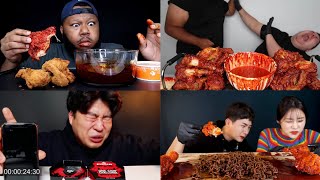 the FUNNIEST mukbang moments of 2023 [upl. by Bonar]