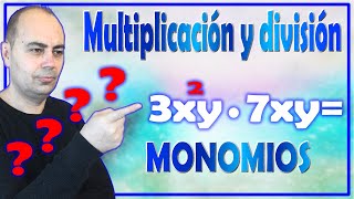 💥MULTIPLICACIÓN Y DIVISIÓN DE MONOMIOS 💥 Operaciones Con Monomios [upl. by Corenda]