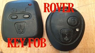 Rover key fob battery change [upl. by Aiciram]