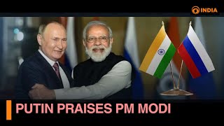 Putin praises PM Modi  DD India [upl. by Ykcor]