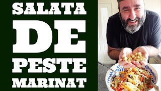 SALATA DE HAMSII 🥗  RETETA DE SALATA CU PESTE MARINAT [upl. by Ikkim]