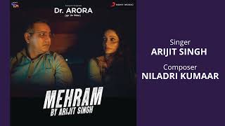 Mehram Dr Arora  Arijit Singh New Song  Niladri Kumaar  FULL AUDIO [upl. by Henn964]