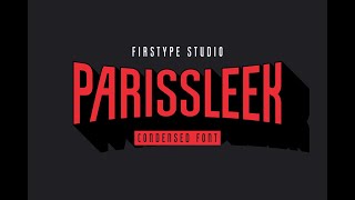 FT Paris Sleek Font Download [upl. by Venator112]