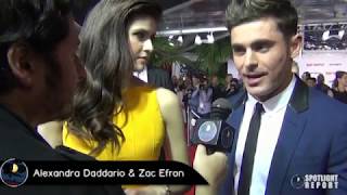 Interview Zac Efron amp Alexandra Daddario Talk Baywatch [upl. by Olmsted17]