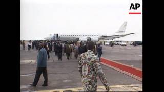 Zaire  President Mobutu returns [upl. by Shaer512]