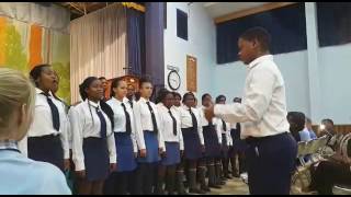 Singing with the Otjiwarongo Secondary School Choir  Mogatti Zelea Snewe version [upl. by Acinomahs871]