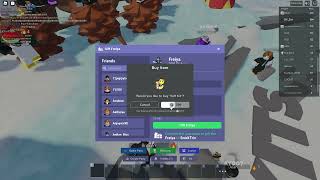 I gifted SnickTrix a kit in Roblox Bedwars lol [upl. by Seldun]