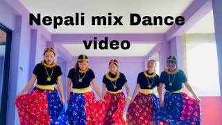 Nepali mix songs Group dance💗 [upl. by Edwards]