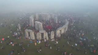 Stonehenge Summer Solstice 2022 Drone Footage 4K [upl. by Ellemrac91]