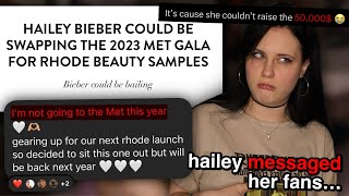 Is Hailey Bieber UNINVITED From The Met Gala [upl. by Daune]