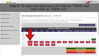 Submit a declaration on the UIFs uFiling system [upl. by Eenad]