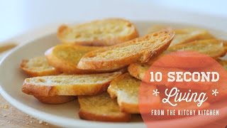 How to Make Crostini  10 Second Living [upl. by Booker]