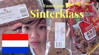 Emmy Eats Sinterklaas  tasting Dutch holiday sweets [upl. by Henryson398]