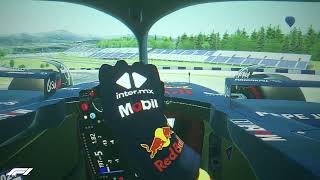 F1 2024 Max Verstappen Helmet Cam At RedBull Ring  assettocorsa [upl. by Lewls]