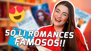 OS LIVROS MAIS FAMOSOS DO MOMENTO Li 7 romances que todo mundo ama [upl. by Ttelrahc]